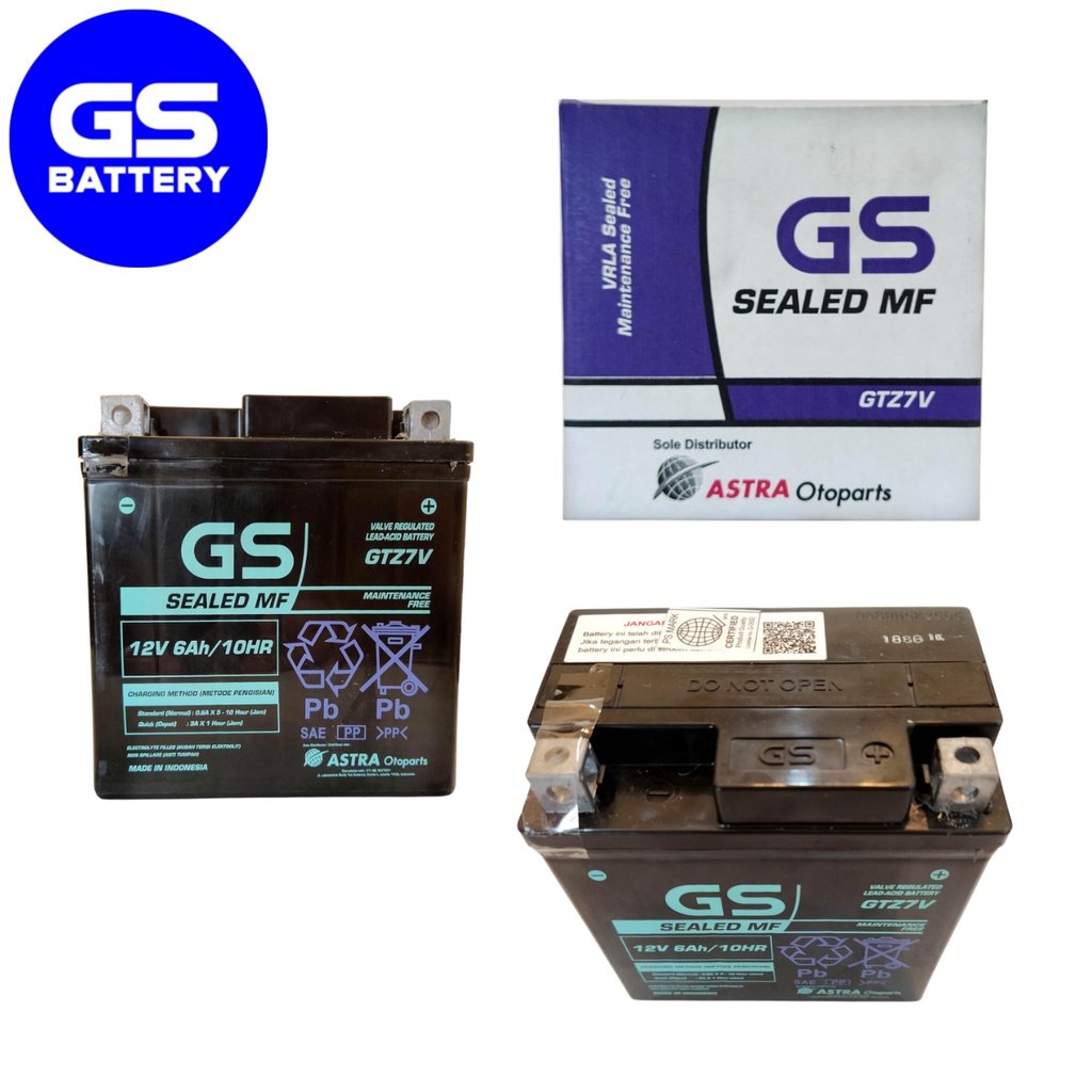 GS Motorcycle Battery GTZ7V for N-max, Aerox