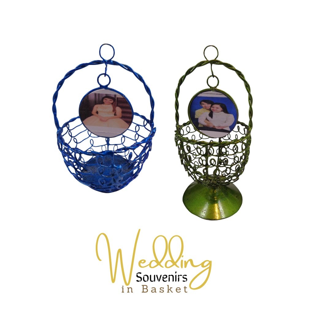 Bride and Groom in Basket Wedding Souvenirs and Giveaways (Minimum order of 20pcs) - Image 2
