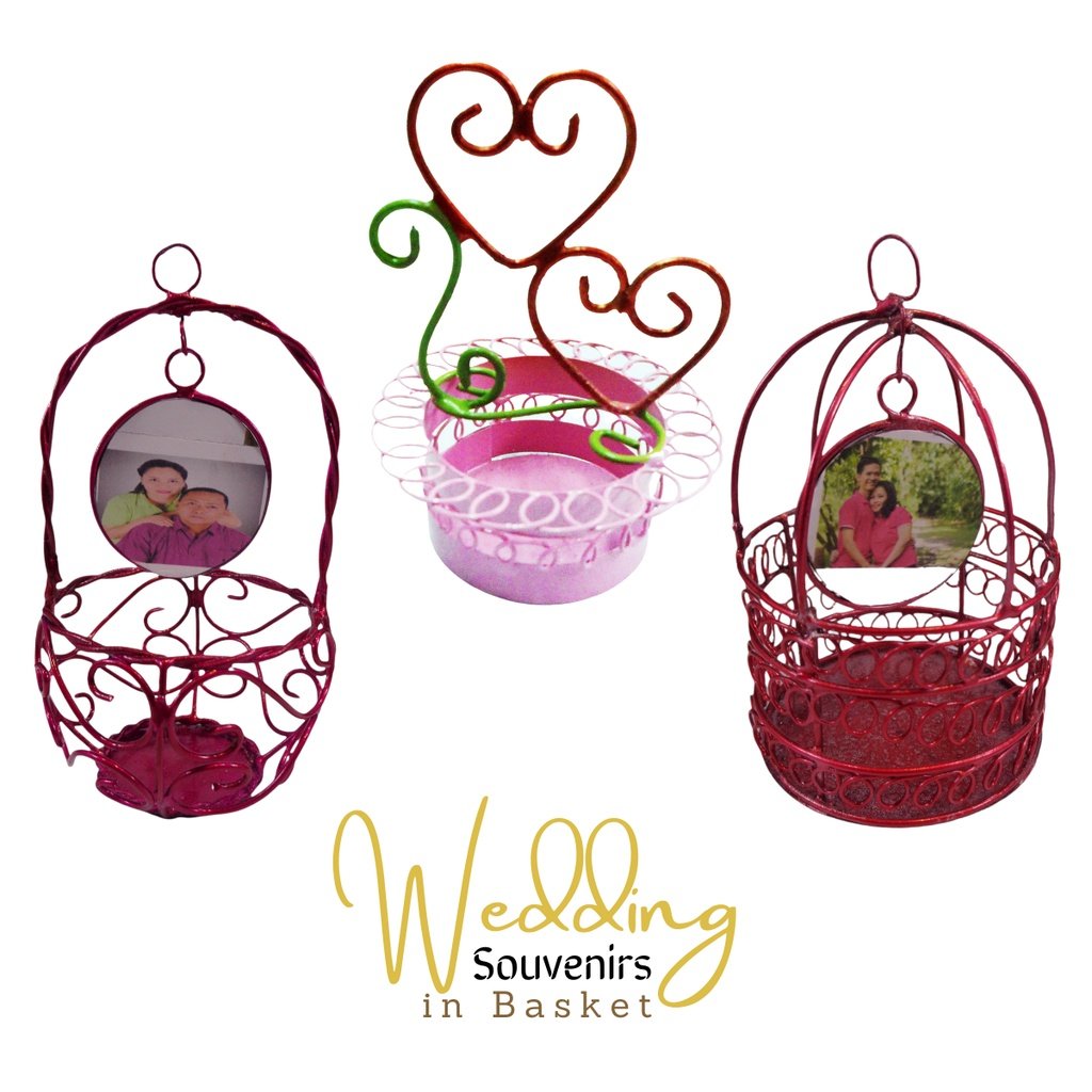 Bride and Groom in Basket Wedding Souvenirs and Giveaways (Minimum order of 20pcs) - Image 3