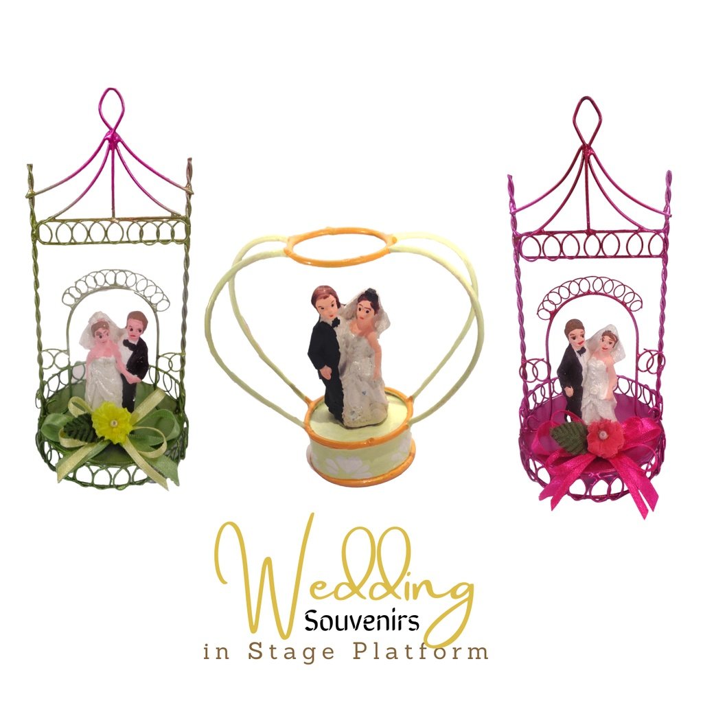 Bride and Groom in Stage Platform Wedding Souvenirs and Giveaways (Minimum order of 20pcs) - Image 3