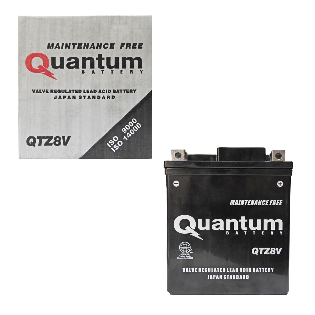 Quantum Motorcycle Battery QTZ-8V (SAME SIZE AS YTX7L) for HONDA SUPREMO - Image 2