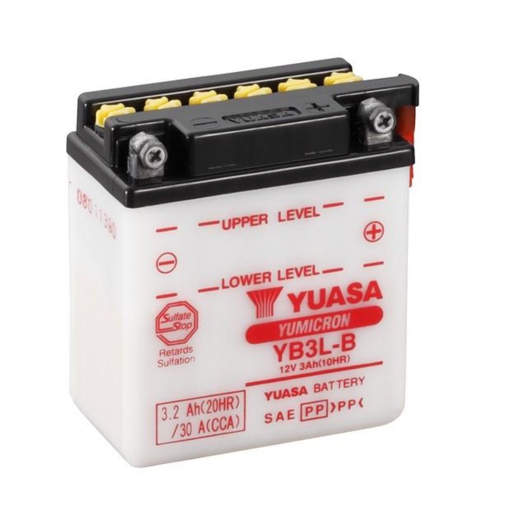YUASA YB3L-B Motorcycle Battery - Image 3