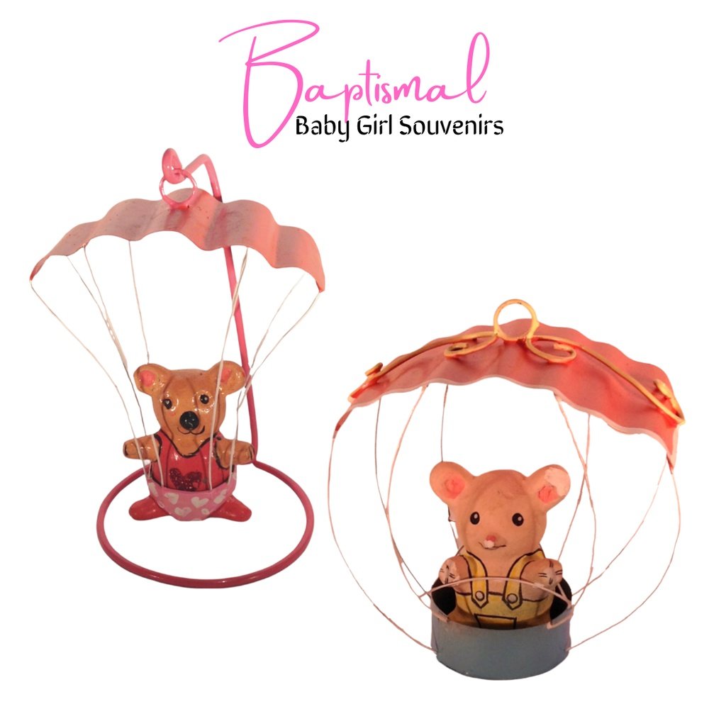 Baptismal and Birthday Souvenir and Giveaways for Baby Girl - Parachute (Minimum order of 20pcs) - Image 2