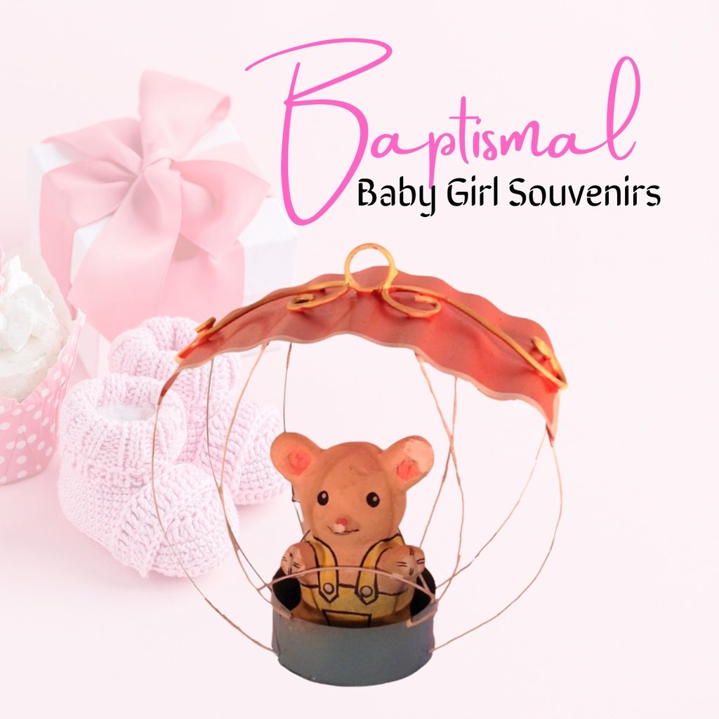 Baptismal and Birthday Souvenir and Giveaways for Baby Girl - Parachute (Minimum order of 20pcs)