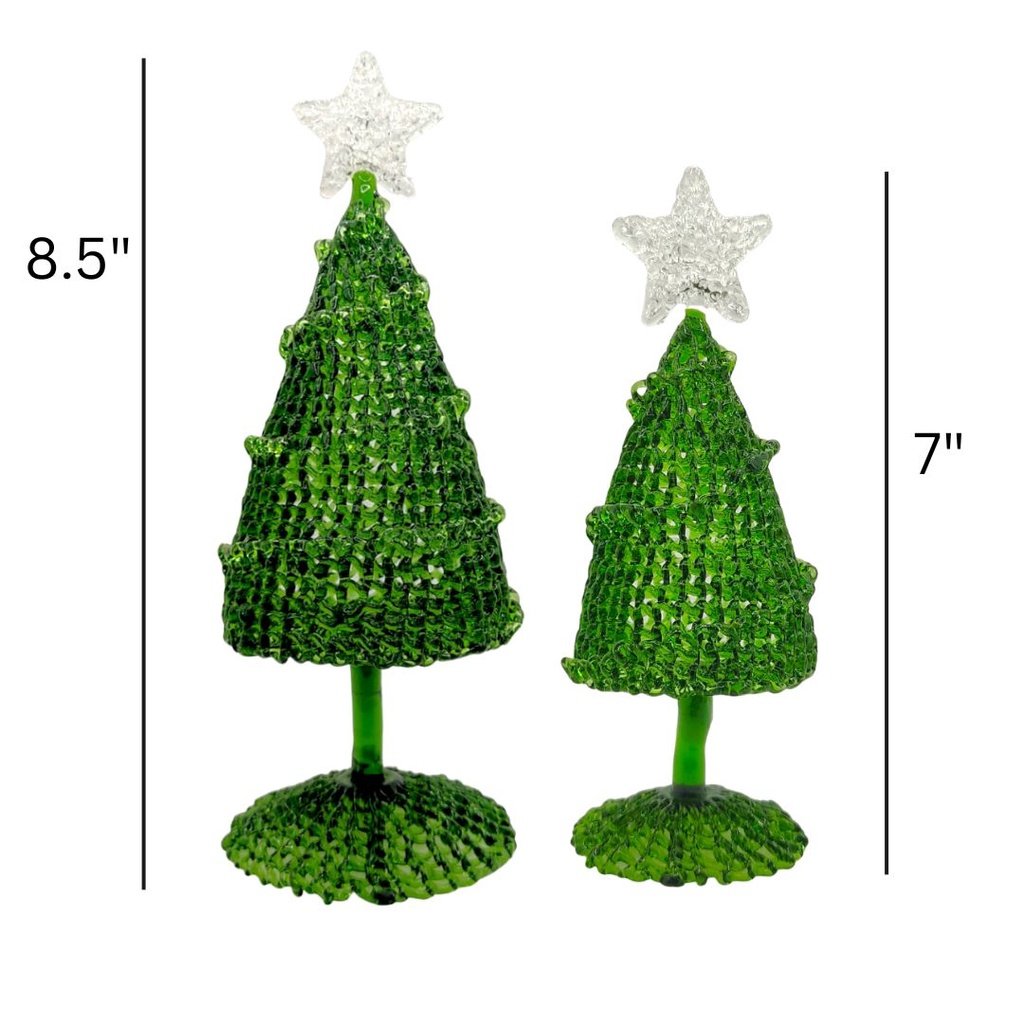 Mini Glass Christmas Tree for Table Decor - Image 5