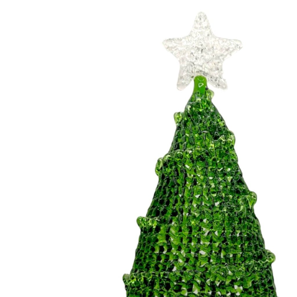 Mini Glass Christmas Tree for Table Decor - Image 6