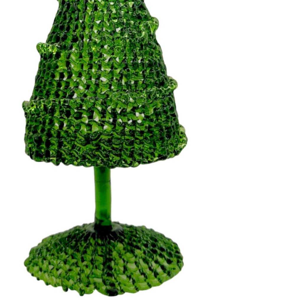 Mini Glass Christmas Tree for Table Decor - Image 7