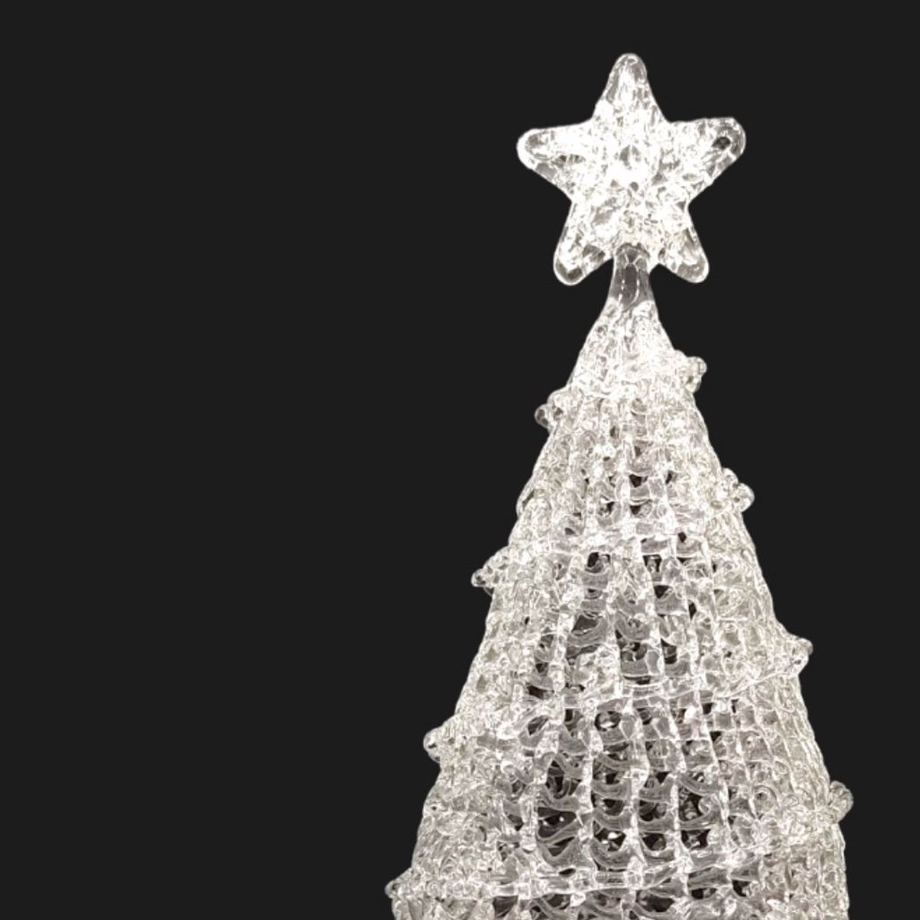 Mini Glass Christmas Tree for Table Decor - Image 8