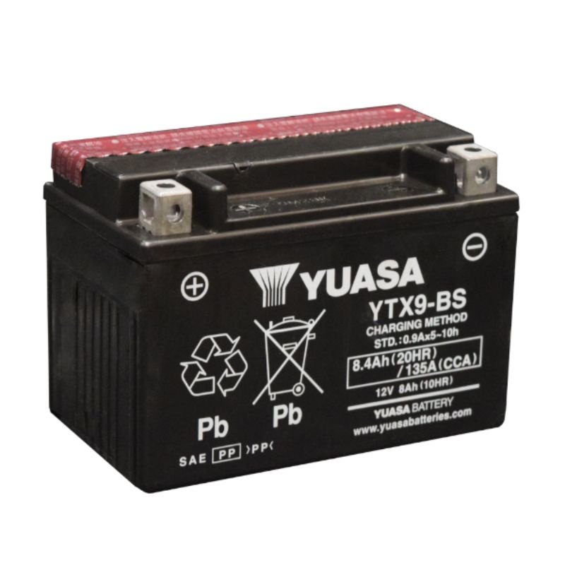 YUASA YTX9-BS Motorcycle Battery for KTM DUKE 200, Duke390, Vespa, Kymco - Image 2