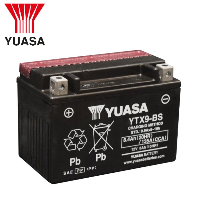 YUASA YTX9-BS Motorcycle Battery for KTM DUKE 200, Duke390, Vespa, Kymco - Image 3