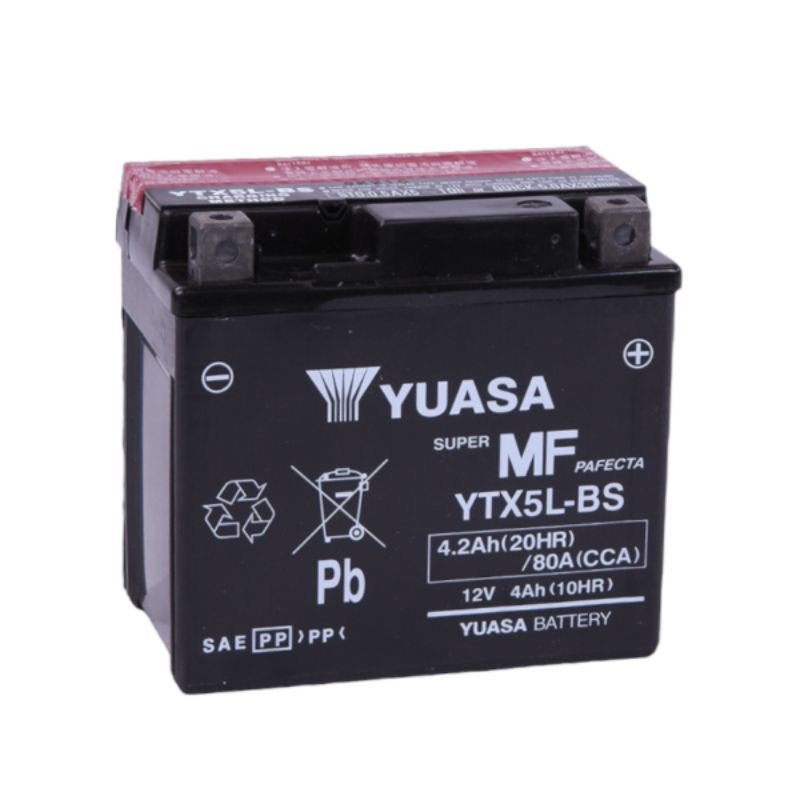 YUASA Motorcycle Battery 5L YTX5L Original Raider 150 - Image 2