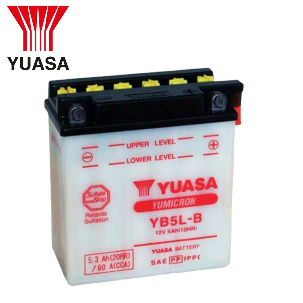 YUASA YB5L-B Motorcycle Battery - Image 2