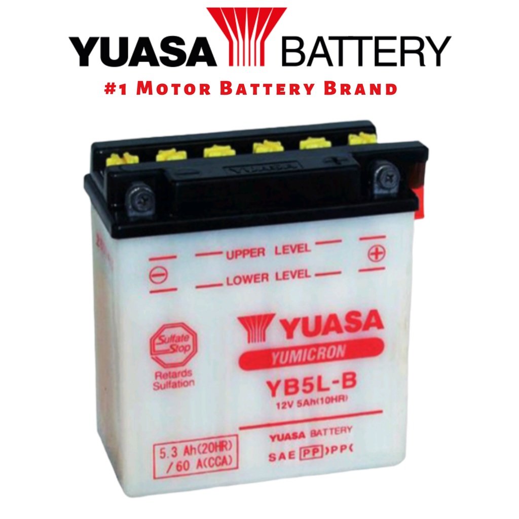 YUASA YB5L-B Motorcycle Battery