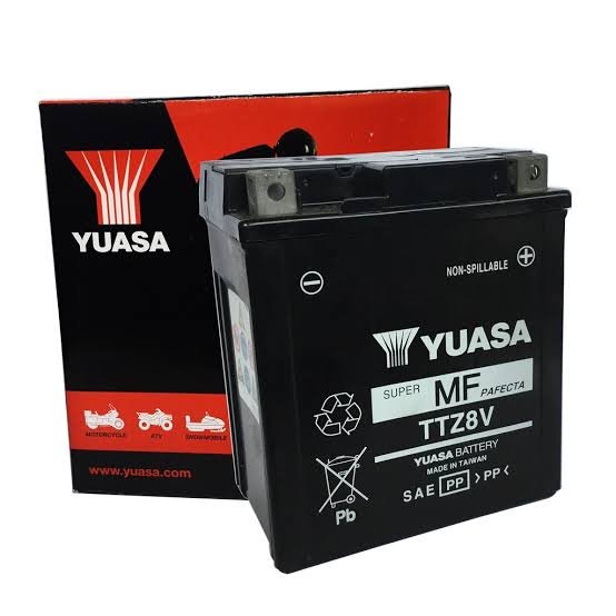 YUASA YTZ8V Motorcycle Model Battery (Best for Yamaha XMAX 300) - Image 3