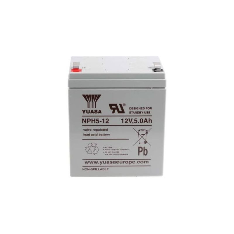 Yuasa 12V 5Ah 20hr NPH5-12 Battery 12 Volts 5 Ampere UPS replaces 12V 4.5Ah 4.5A - Image 3