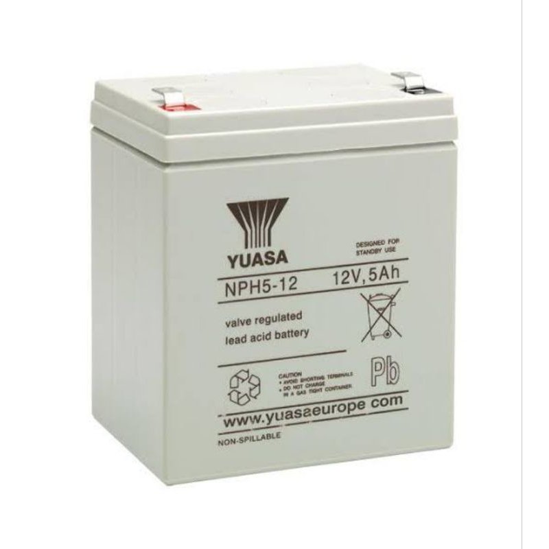 Yuasa 12V 5Ah 20hr NPH5-12 Battery 12 Volts 5 Ampere UPS replaces 12V 4.5Ah 4.5A - Image 4