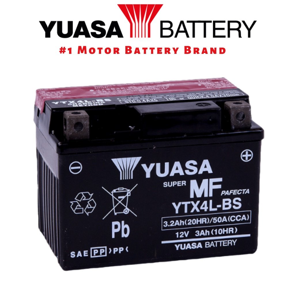 YUASA YT7C (YB5L-B) Motorcycle Battery