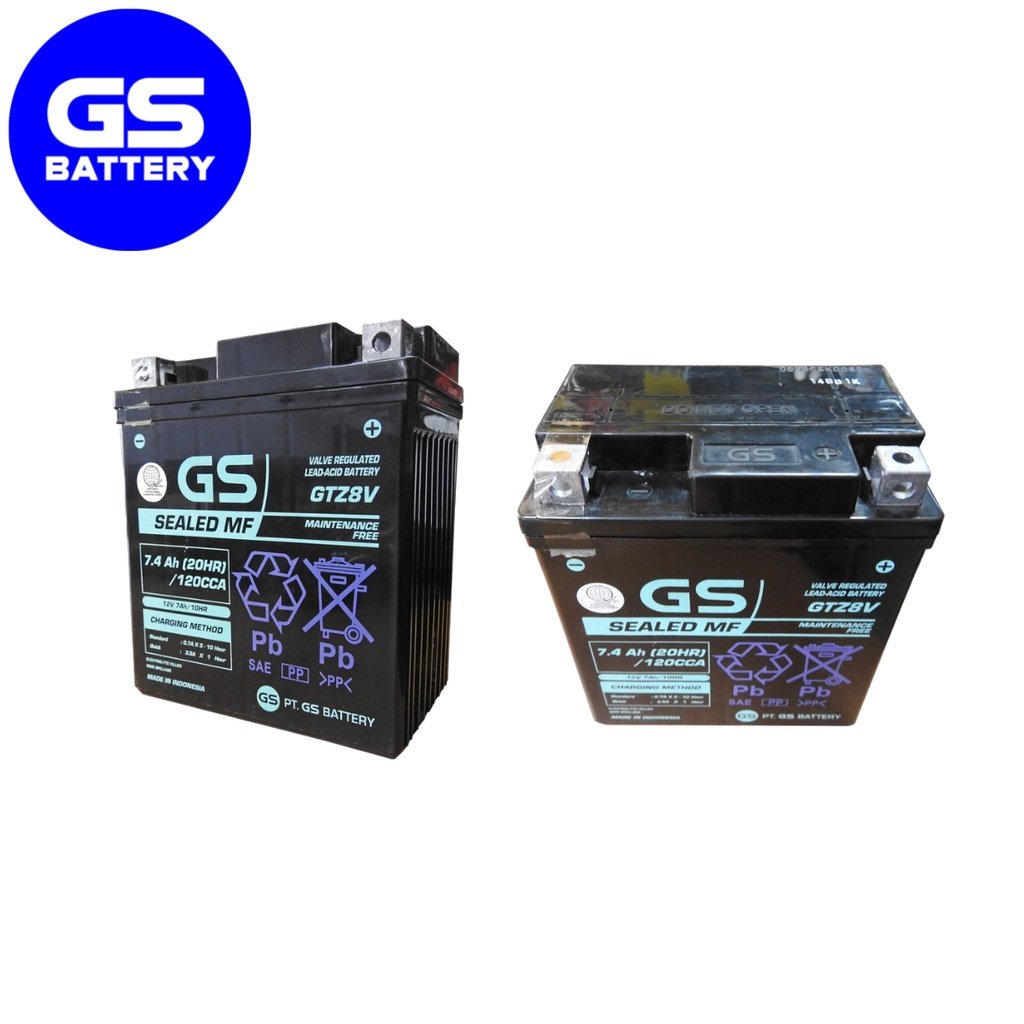 GS Motorcycle Battery GTZ8V (YTX7L) for HONDA SUPREMO