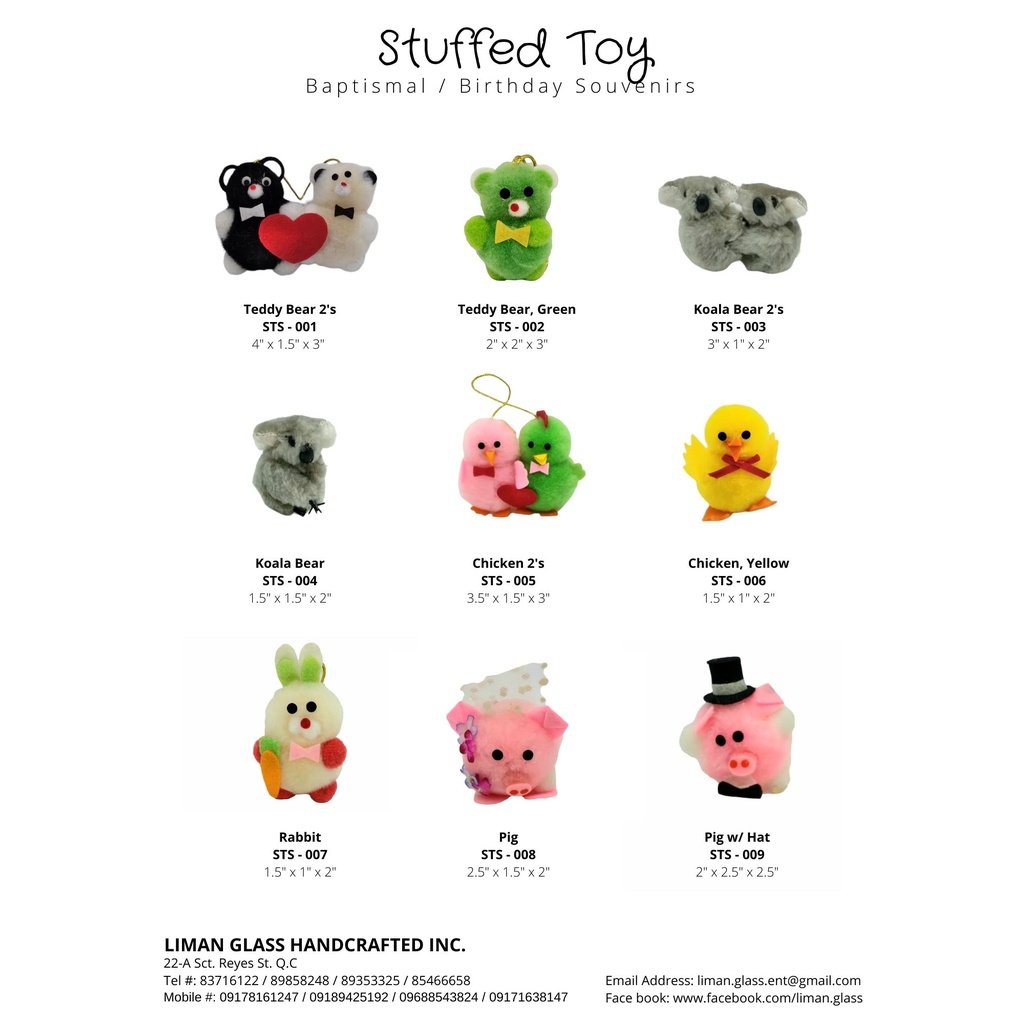 Animal Mini Stuffed Toys 2-3 inches - Image 3