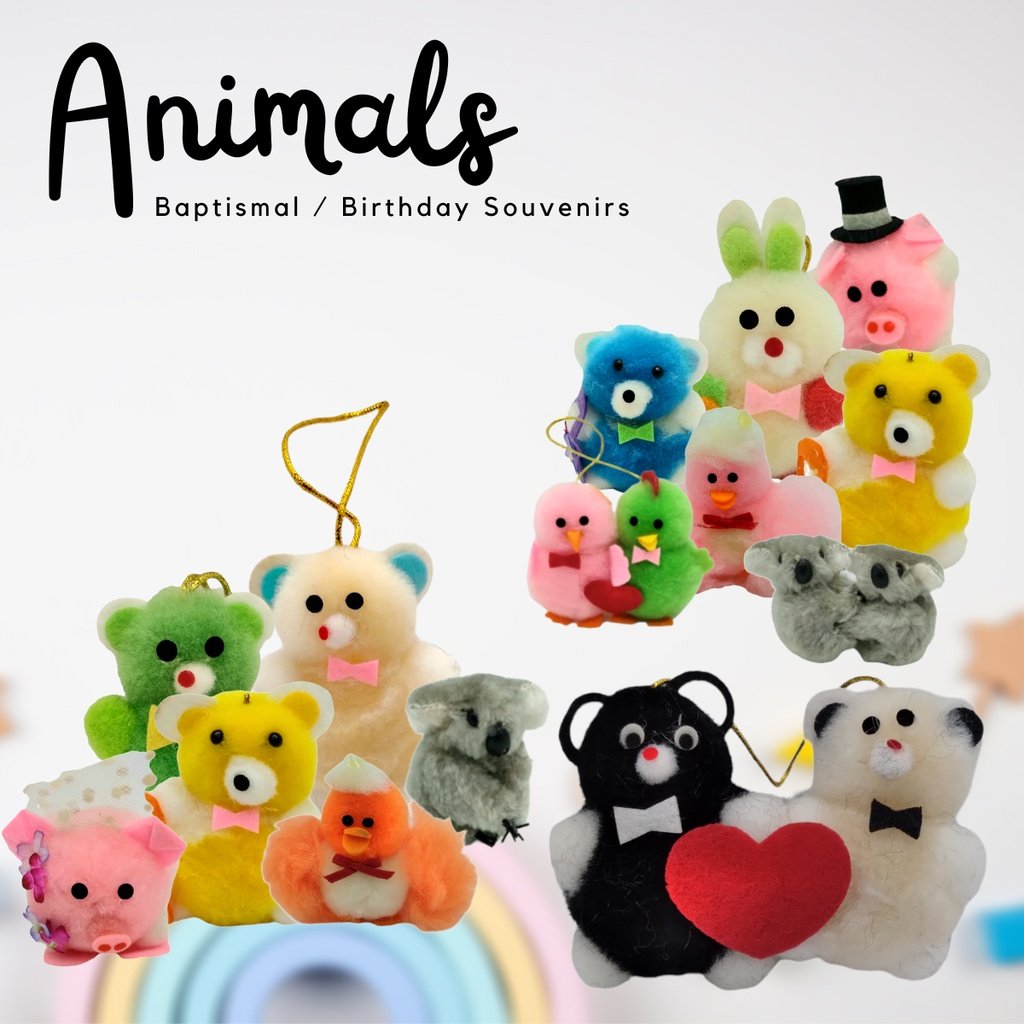 Animal Mini Stuffed Toys 2-3 inches