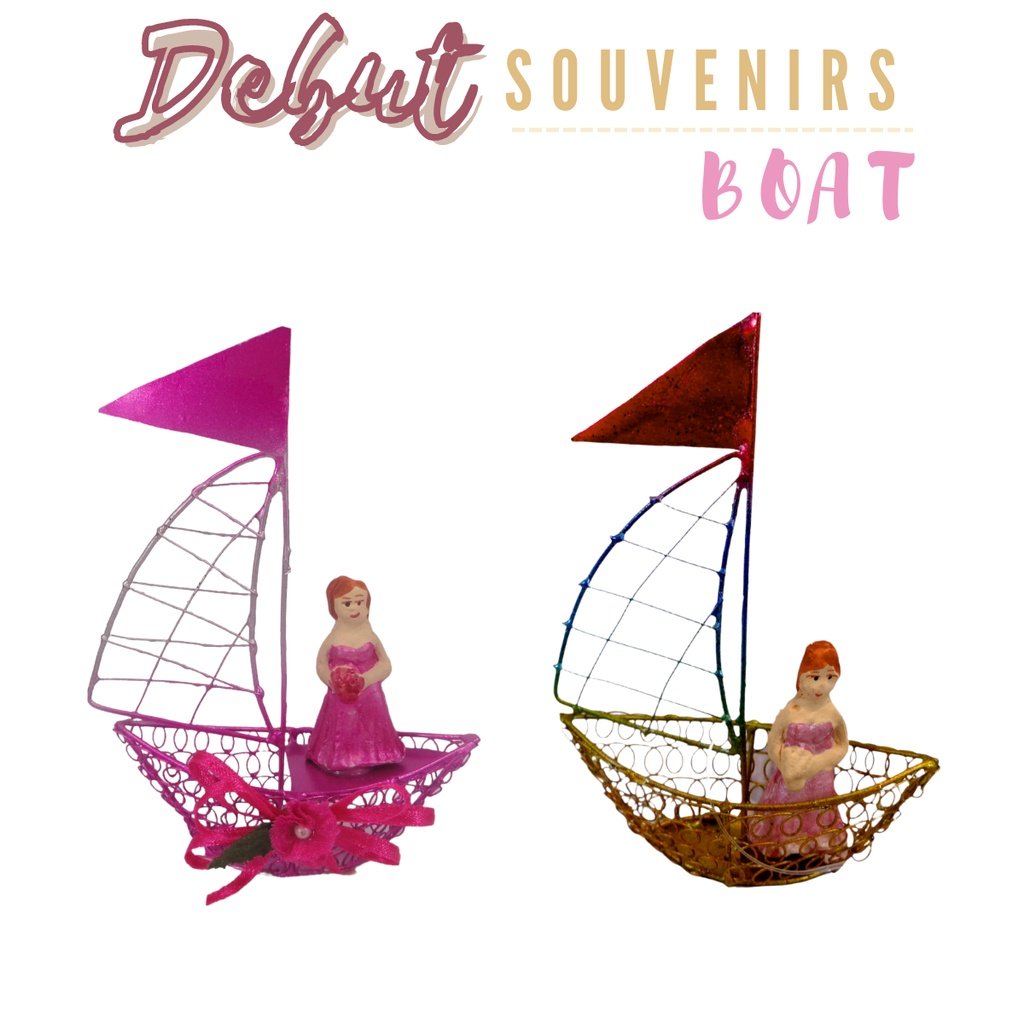 Debut Souvenirs and Giveaways Tin & Wire Boat (Minimum order of 20pcs) - Image 2