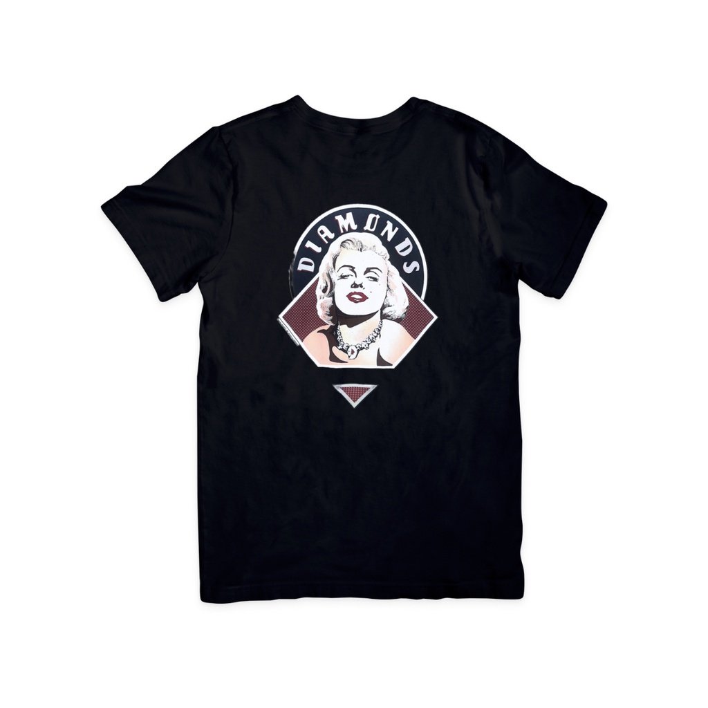 Marilyn Monroe Diamonds Fruit of the Loom T-Shirt Round Neck 100% Cotton - Image 3