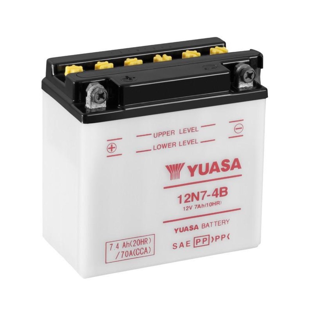 YUASA 12N7-4B Motorcycle Battery - Image 3