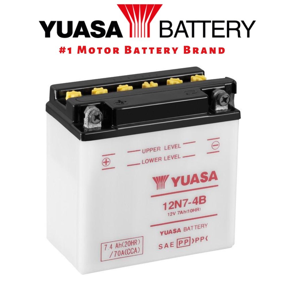 YUASA 12N7-4B Motorcycle Battery