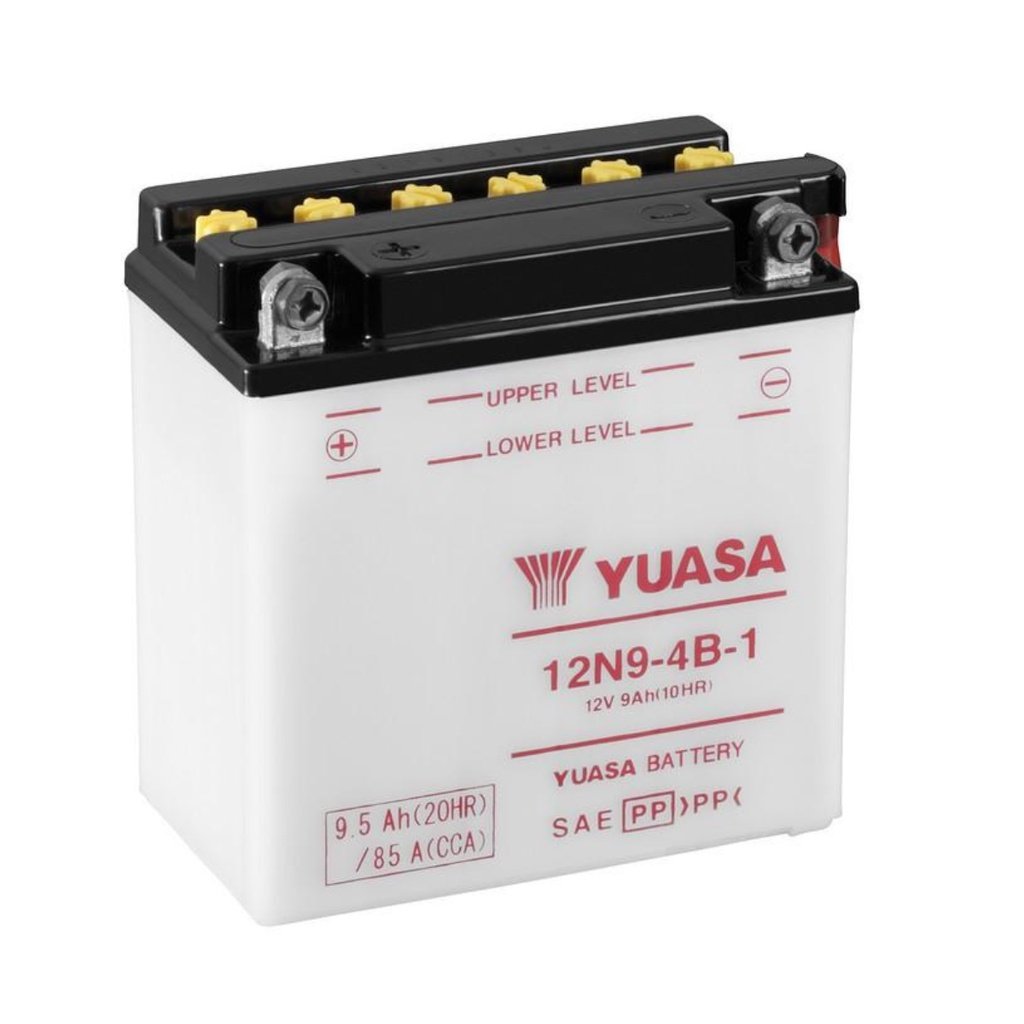 YUASA 12N9-4B-1 Motorcycle Battery - Image 3