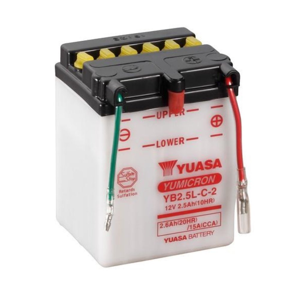 YUASA YB2.5L-C Motorcycle Battery - Image 3
