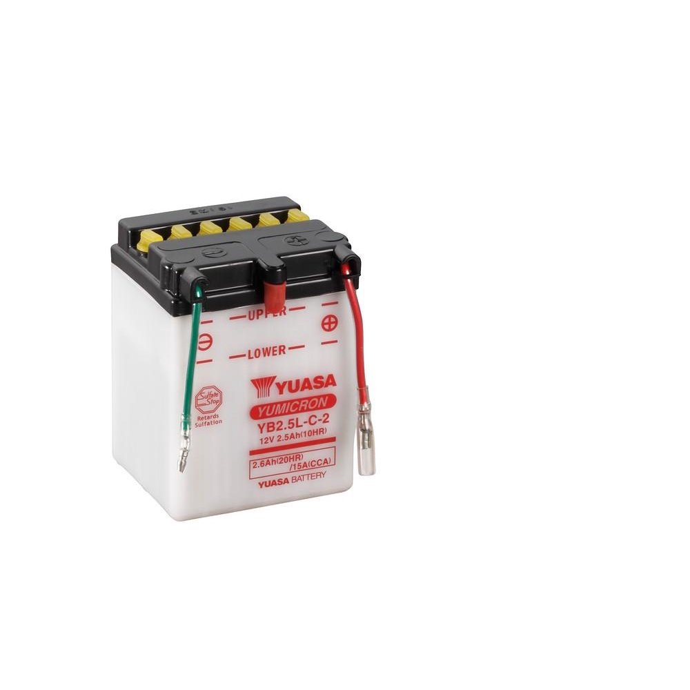 YUASA YB2.5L-C Motorcycle Battery - Image 4