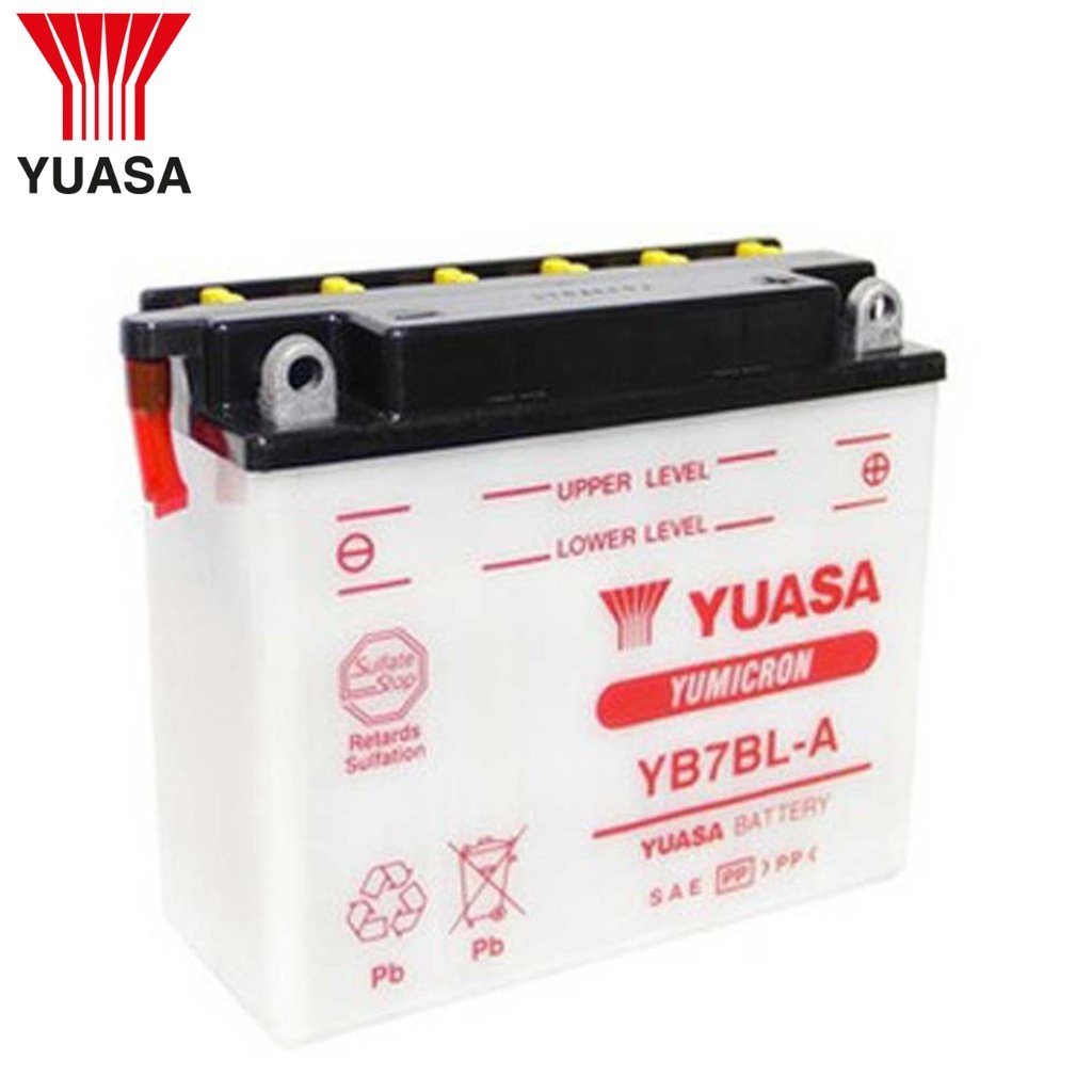 YUASA YB7BL-A Motorcycle Battery - Image 2