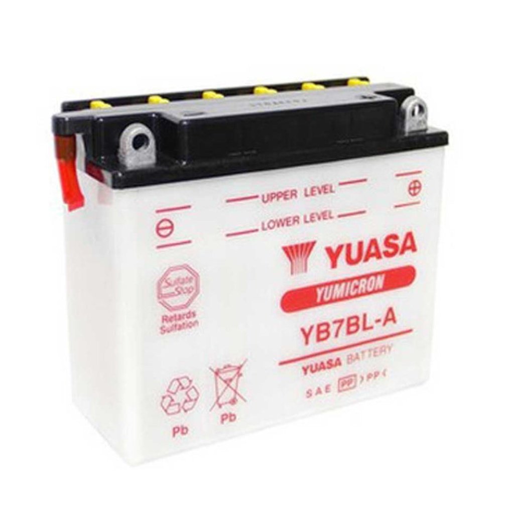 YUASA YB7BL-A Motorcycle Battery - Image 3