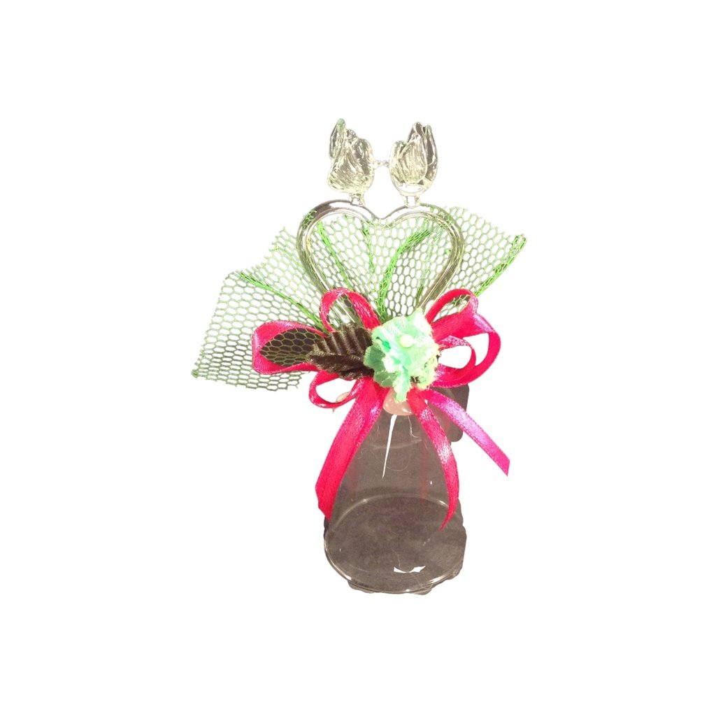 Glass Wedding Bell with Lovebirds Souvenir & Giveaways (Minimum of 20 pcs) - Image 9