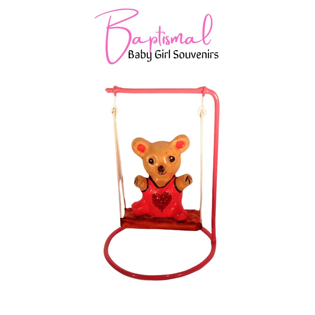 Baptismal and Birthday Souvenir and Giveaways for Baby Girl - Swing (Minimum order of 20pcs) - Image 2