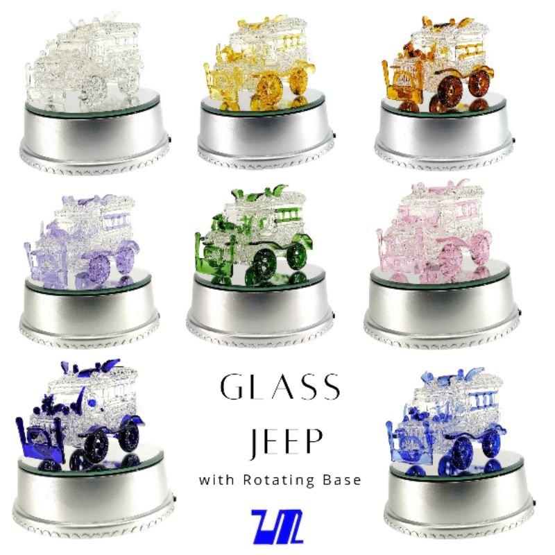 Jeep Glass Figurine Filipinana Home Decor - Image 2
