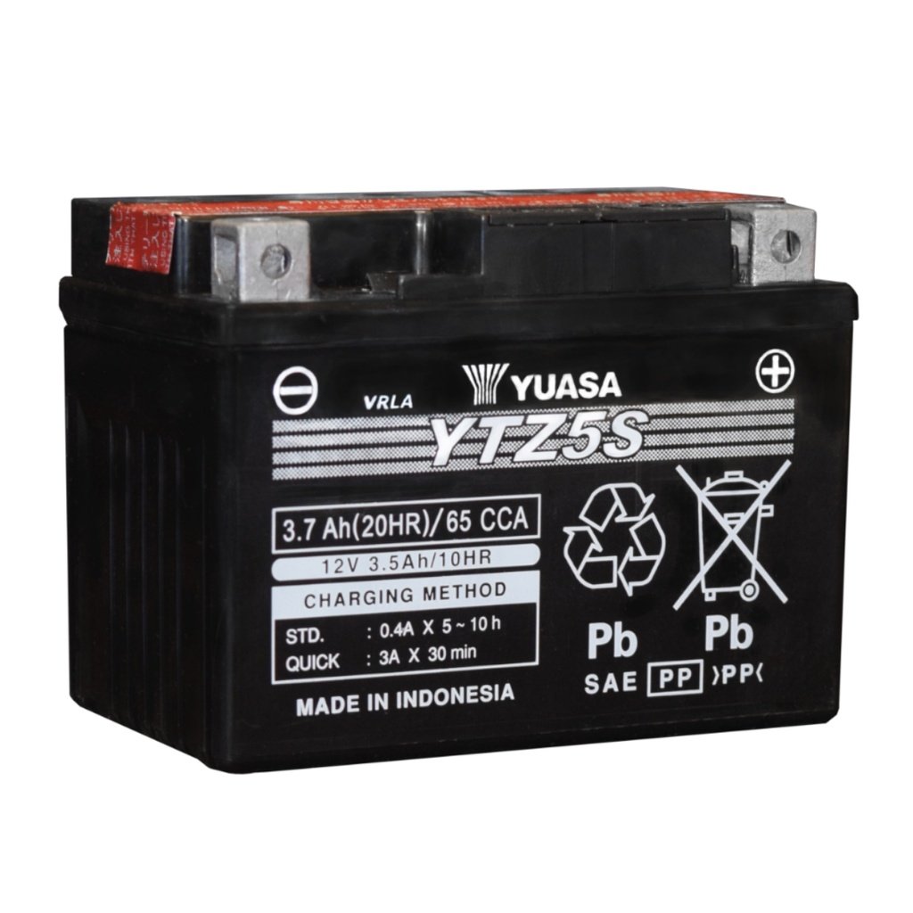 YUASA YTZ5S Motorcycle Battery - Image 3