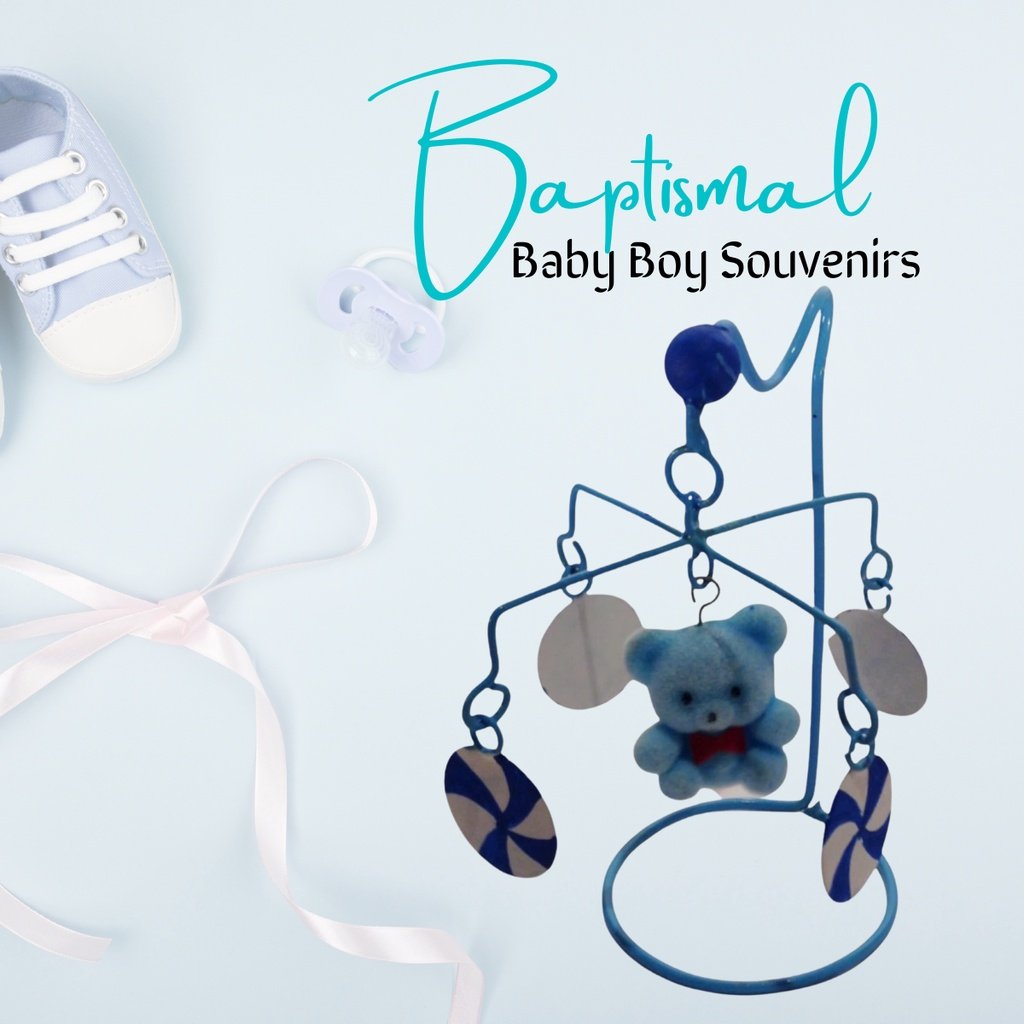 Baptismal and Birthday Souvenir and Giveaways for Baby Boy - Crib Toys (Minimum order of 20pcs)