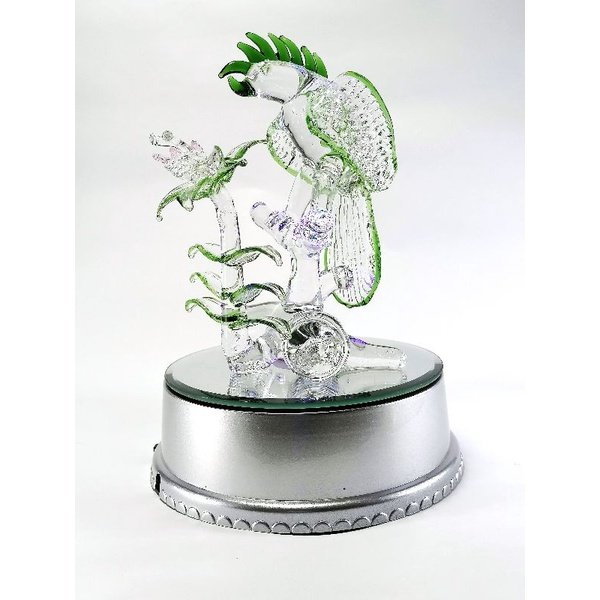 Parrot Bird Glass Figurines Home Decor Accents 8 Colors - Image 4