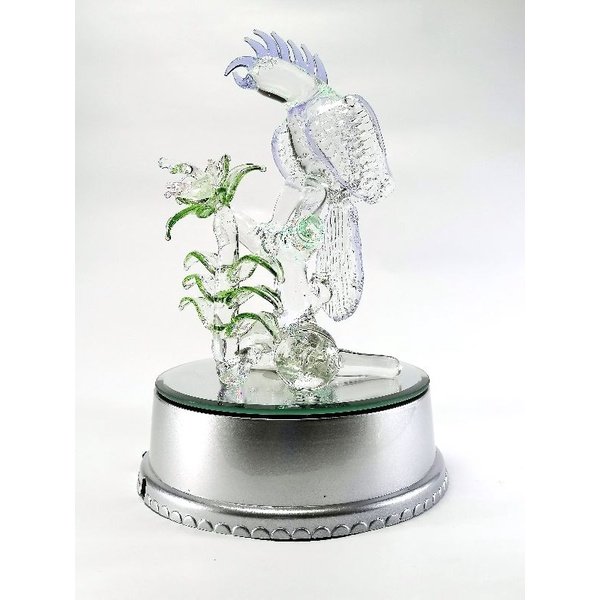 Parrot Bird Glass Figurines Home Decor Accents 8 Colors - Image 7