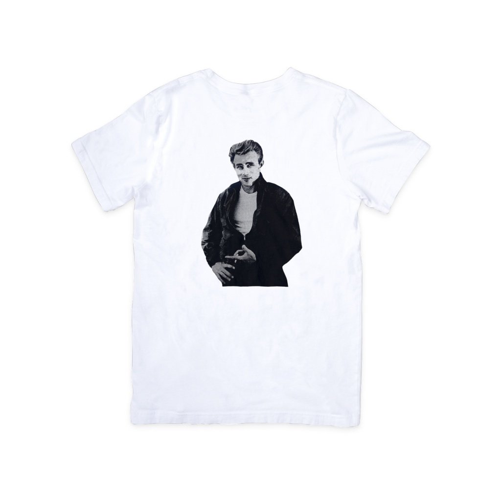 James Dean Fruit of the Loom T-Shirt Round Neck 100% Cotton - Image 3