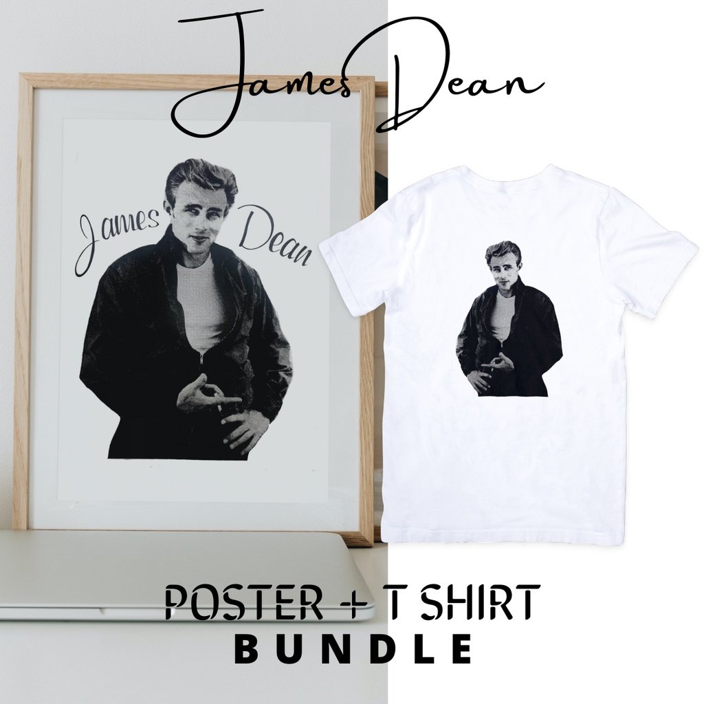 James Dean Fruit of the Loom T-Shirt Round Neck 100% Cotton - Image 5