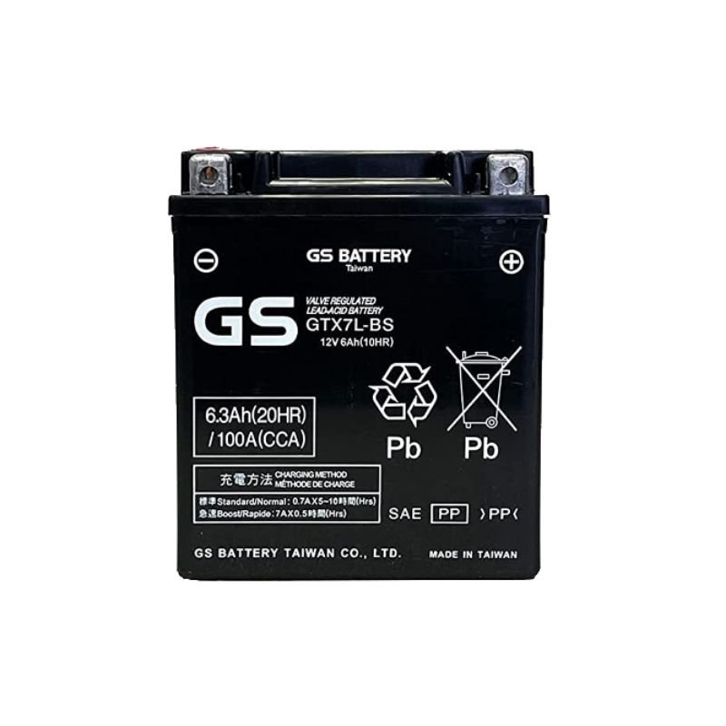 GS GTX7L-BS Motorcycle Replacement Battery for XMAX, PCX, R3, & Vespa LX150 - Image 4