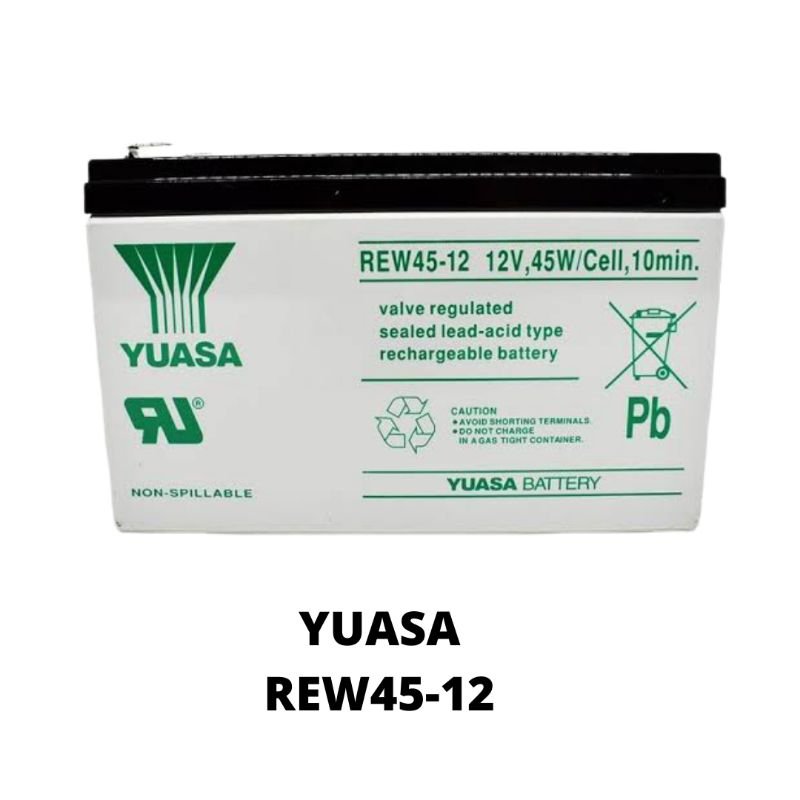 Yuasa 12V REW45-12 Sealed Lead Acid Battery - 7.3Ah