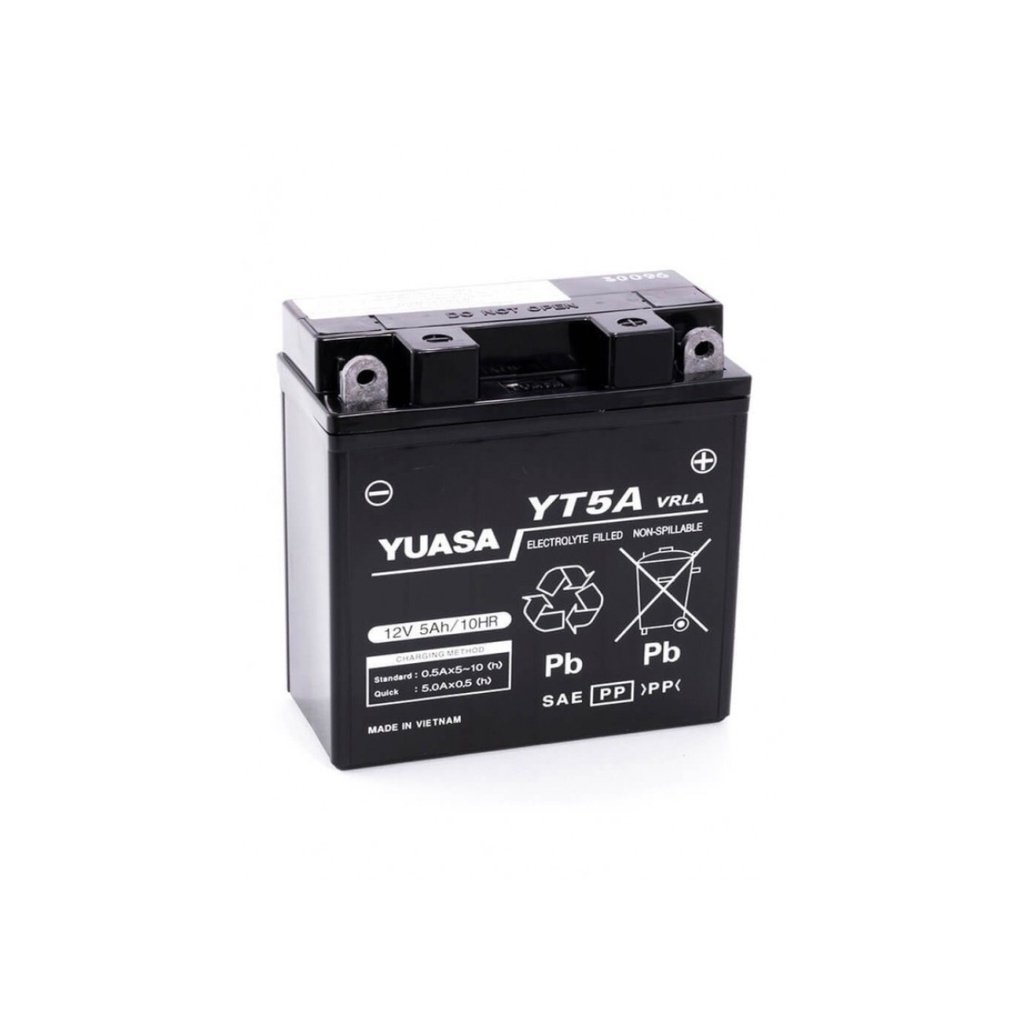 Yuasa YT5A (YB5L-B) Maintenance Free Motorcycle Battery (Vietnam)
