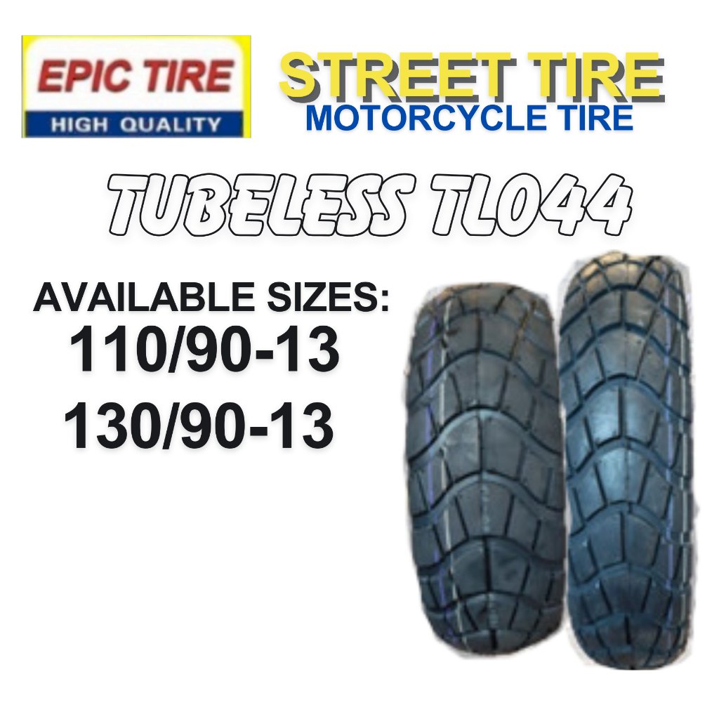 Epic Tire (TL044) Dual Sports Tire For HONDA ADV150, HONDA PCX160 , YAMAHA NMAX, EASYRIDE