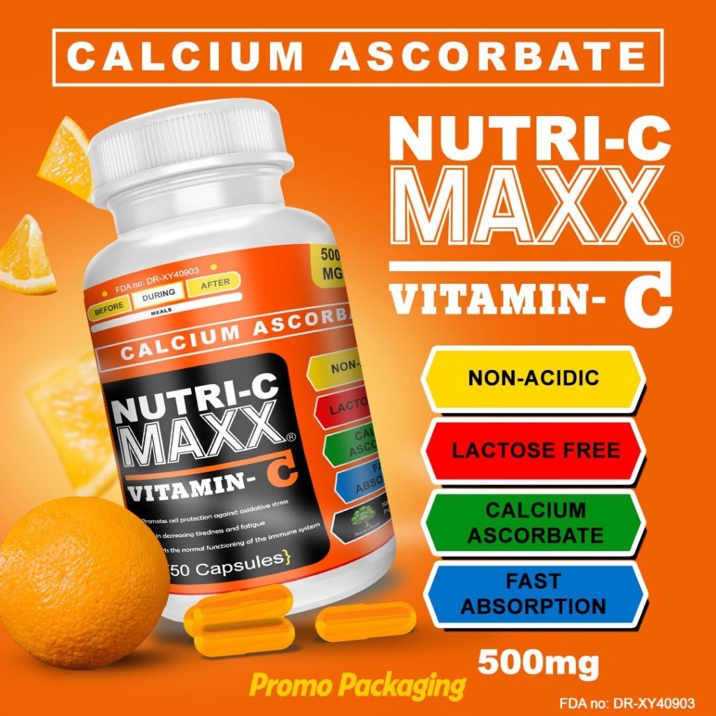 NUTRI-C MAXX VITAMIN C ABSCORBATE 50 CAPSULE - Image 2