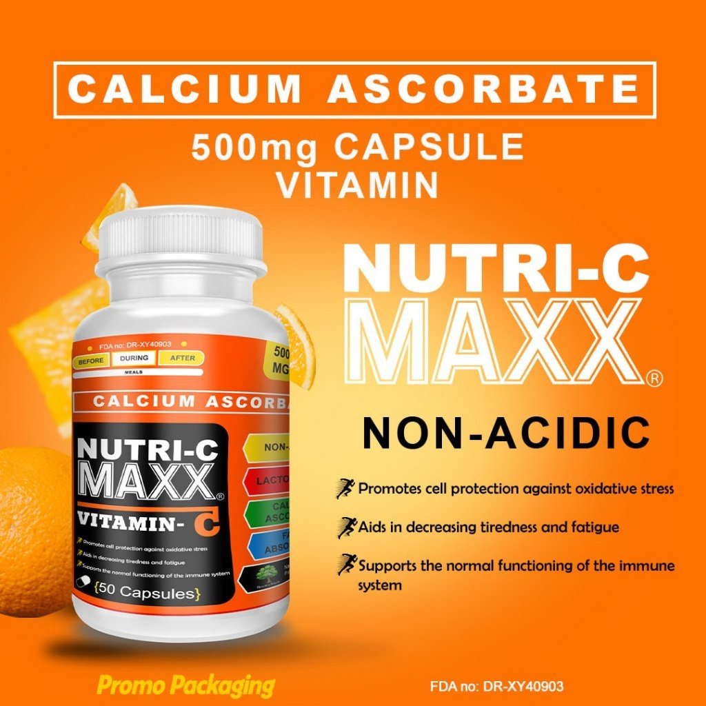 BUY 1 TAKE 1 NUTRI-C MAXX VITAMIN C ABSCORBATE 50 CAPSULE - Image 2