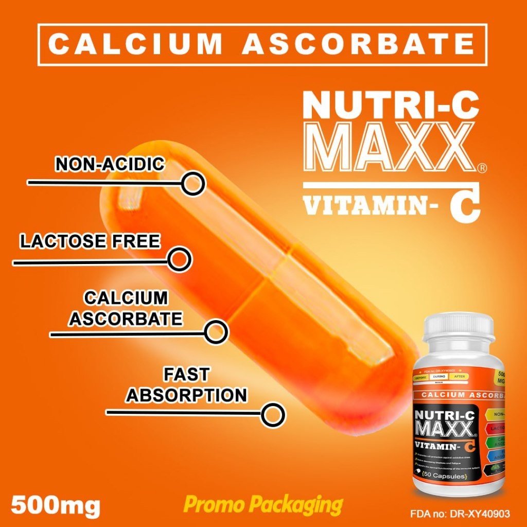 BUY 1 TAKE 1 NUTRI-C MAXX VITAMIN C ABSCORBATE 50 CAPSULE - Image 4
