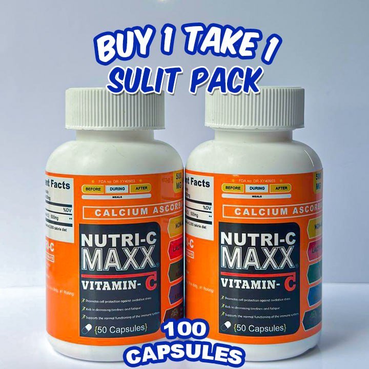 BUY 1 TAKE 1 NUTRI-C MAXX VITAMIN C ABSCORBATE 50 CAPSULE - Image 6